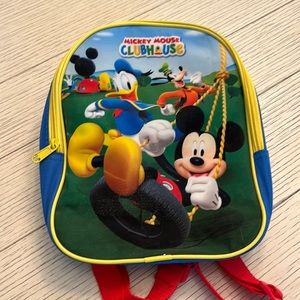 Mickey Mouse Clubhouse mini backpack EUC